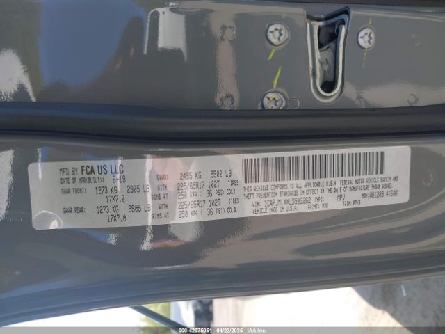 1C4PJMLXXLD505262 Jeep Cherokee Latitude Plus 4x4