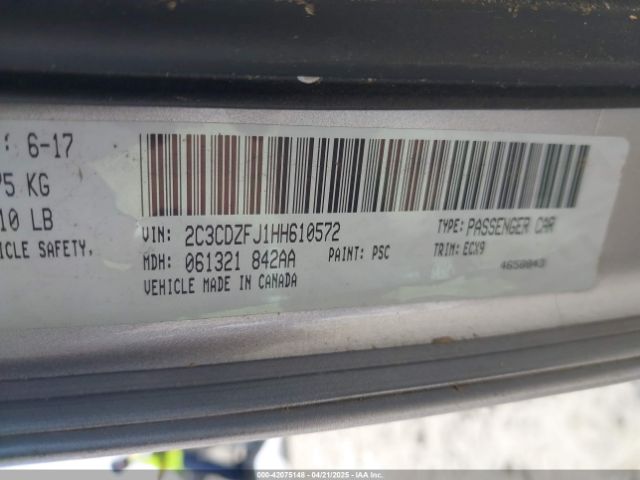 2C3CDZFJ1HH610572 Dodge Challenger 392 Hemi Scat Pack Shaker