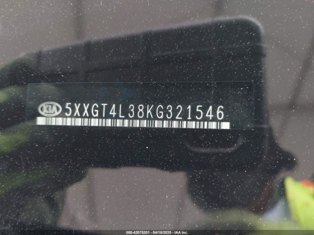 5XXGT4L38KG321546 KIA Optima Lx