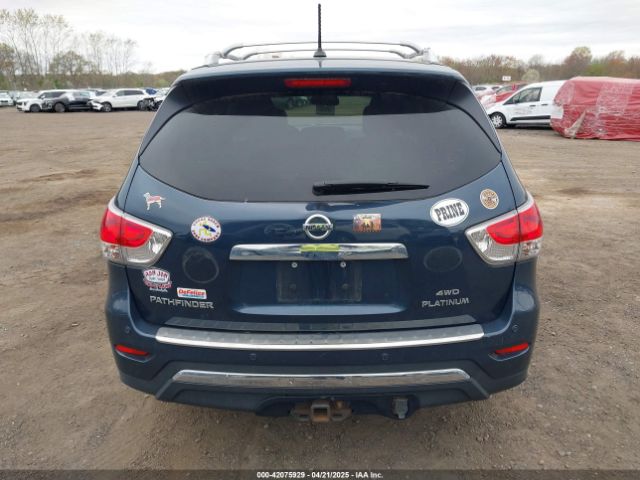 5N1AR2MM5EC703470 Nissan Pathfinder Platinum