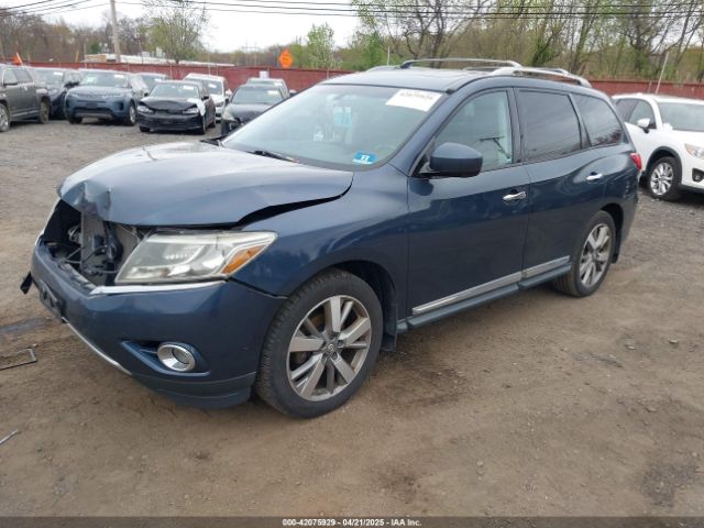 5N1AR2MM5EC703470 Nissan Pathfinder Platinum