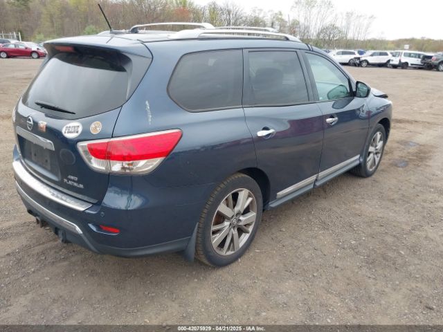 5N1AR2MM5EC703470 Nissan Pathfinder Platinum