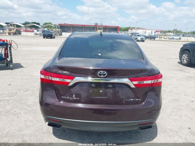 4T1BK1EB9FU169126 Toyota AVALON LIMITED