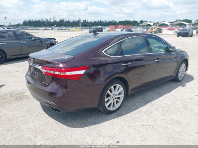 4T1BK1EB9FU169126 Toyota AVALON LIMITED