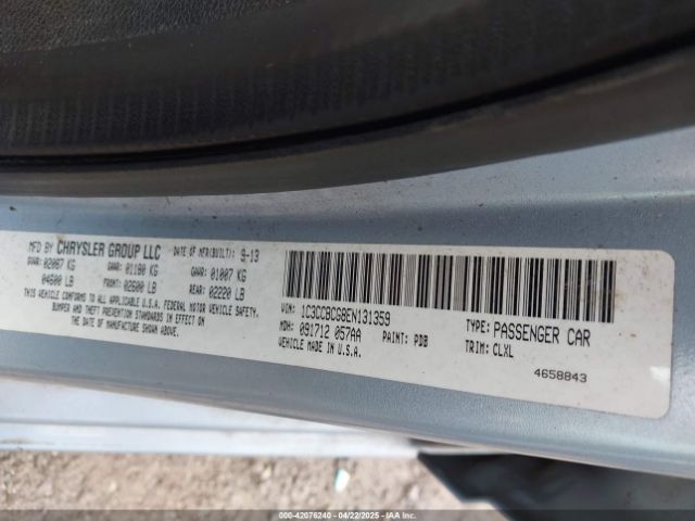 1C3CCBCG8EN131359 Chrysler 200 Limited