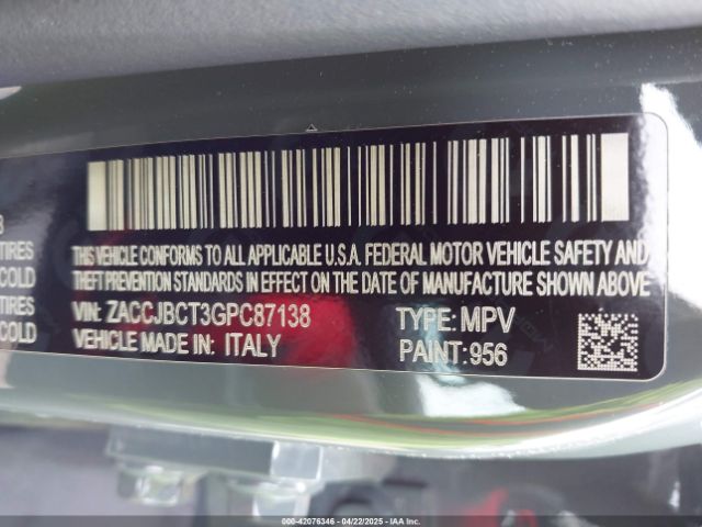 ZACCJBCT3GPC87138 Jeep Renegade Trailhawk