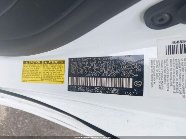 JTHHP5AY1JA004522 Lexus LC 500