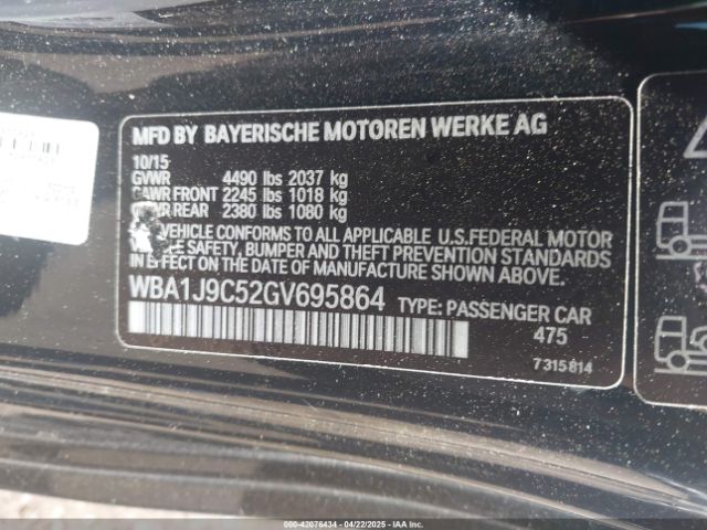 2016 BMW M235I WBA1J9C52GV695864 Photo 8