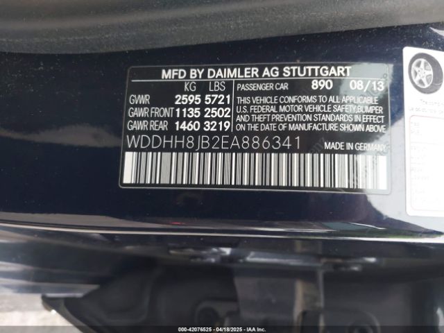 WDDHH8JB2EA886341 Mercedes-Benz E 350 4matic