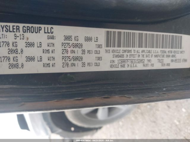 1C6RR7FT6ES152052 RAM 1500 Express