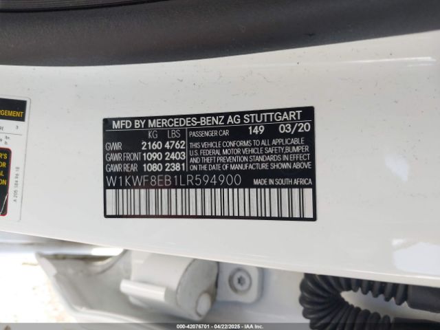W1KWF8EB1LR594900 Mercedes-Benz C 300 4matic