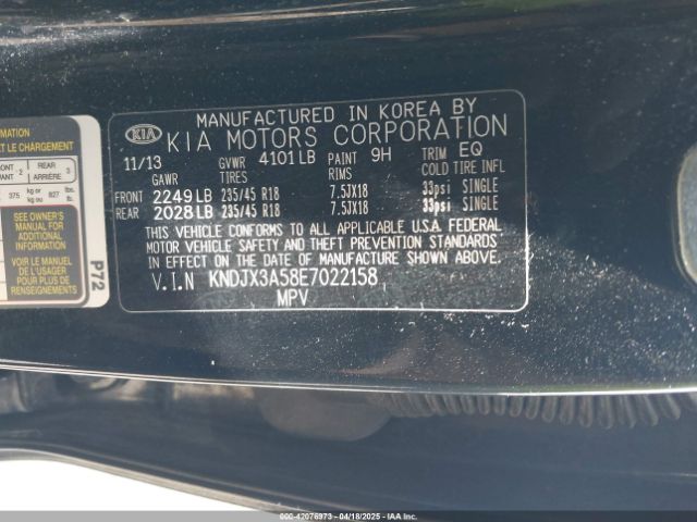 KNDJX3A58E7022158 KIA Soul !
