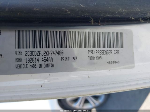 2019 DODGE CHALLENGER 2C3CDZFJ2KH747480 Photo 8