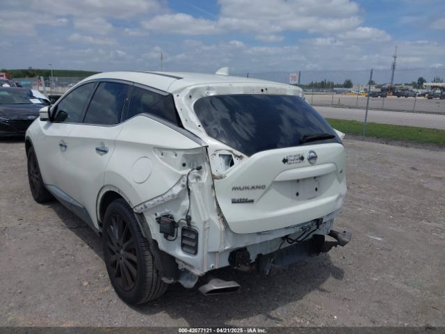 5N1AZ2CJ4NC130262 Nissan Murano Sl Fwd