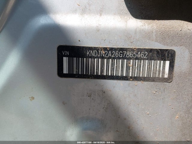 KNDJN2A26G7865462 KIA gdi gamma