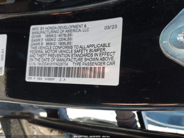 2023 ACURA INTEGRA 19UDE4H31PA026704 Photo 8