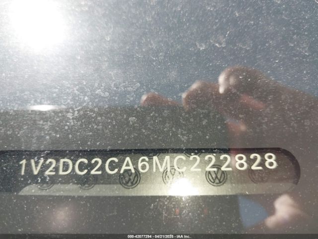 1V2DC2CA6MC222828 Volkswagen Atlas Cross Sport 2.0t Se