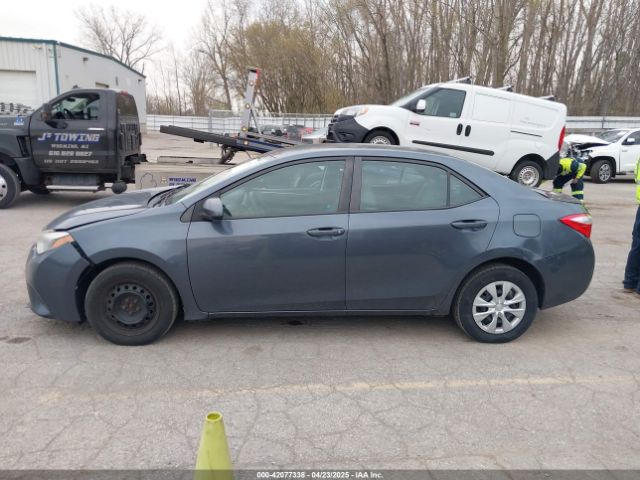 5YFBURHE5GP377277 Toyota COROLLA L