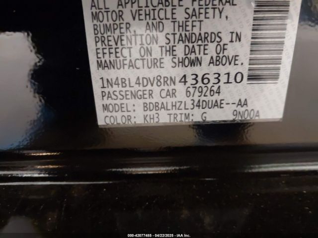 2024 NISSAN ALTIMA 1N4BL4DV8RN436310 Photo 8