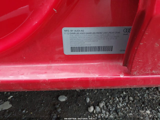 2013 AUDI A4 WAUBFAFL6DN031659 Photo 8