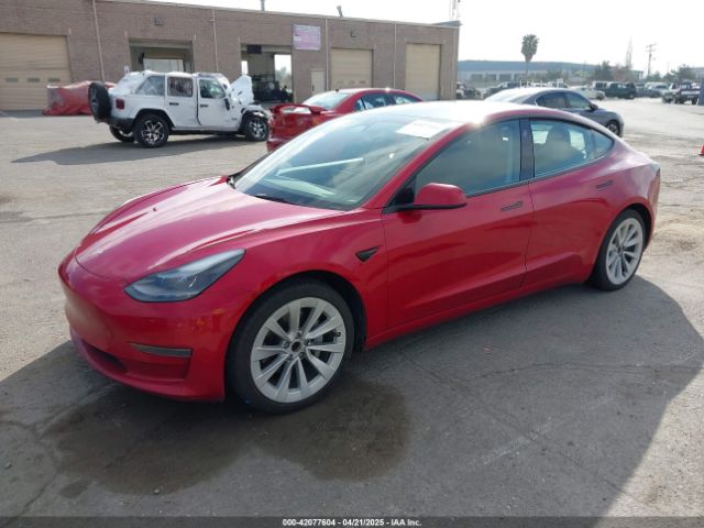 5YJ3E1EA4NF144407 Tesla Model 3 Rear-wheel Drive