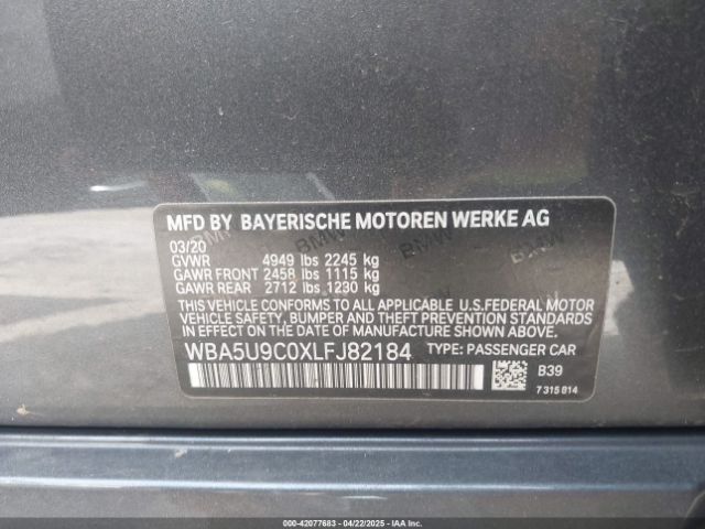 WBA5U9C0XLFJ82184 BMW 3 Series M340i Xdrive