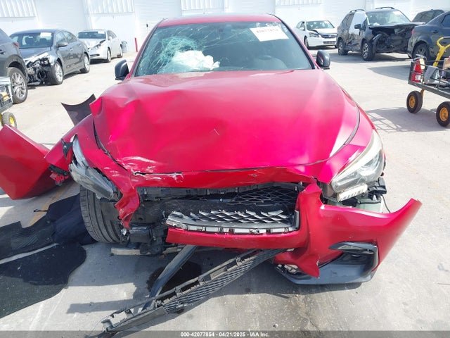 JN1FV7AP2JM460824 Infiniti Q50 3.0t Red Sport 400