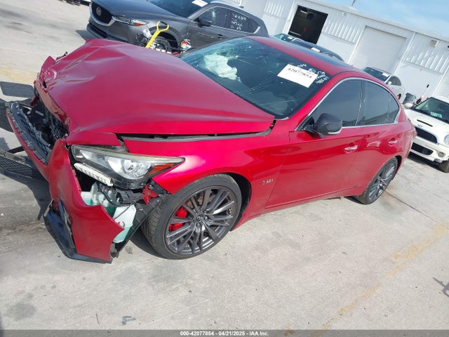 JN1FV7AP2JM460824 Infiniti Q50 3.0t Red Sport 400