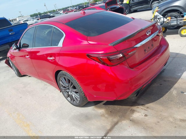 JN1FV7AP2JM460824 Infiniti Q50 3.0t Red Sport 400