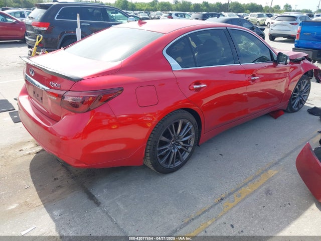 JN1FV7AP2JM460824 Infiniti Q50 3.0t Red Sport 400