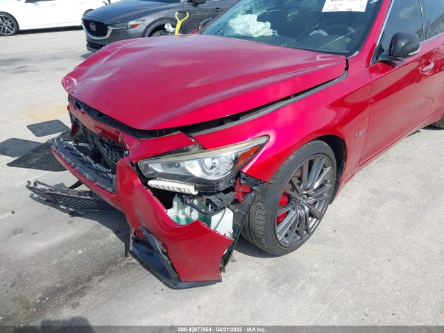 JN1FV7AP2JM460824 Infiniti Q50 3.0t Red Sport 400