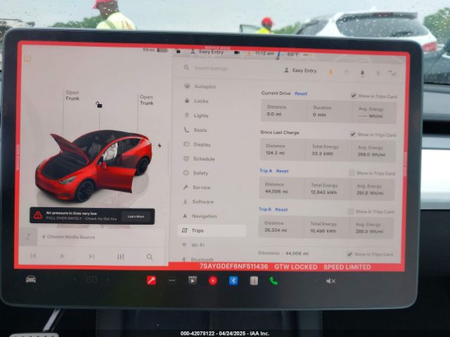 7SAYGDEF6NF511436 Tesla Model Y Performance Dual Motor All-wheel Drive