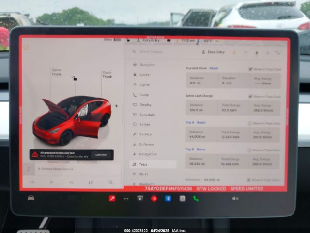 7SAYGDEF6NF511436 Tesla Model Y Performance Dual Motor All-wheel Drive