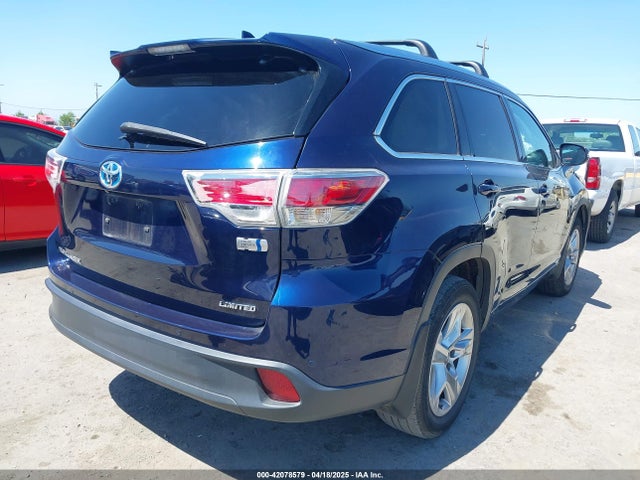 5TDDCRFH4GS016364 Toyota Highlander Hybrid Limited Platinum V6