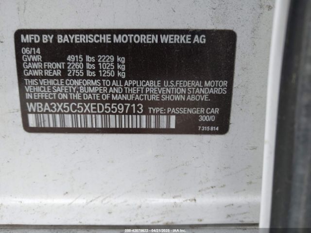 WBA3X5C5XED559713 BMW 328i Gran Turismo Xdrive