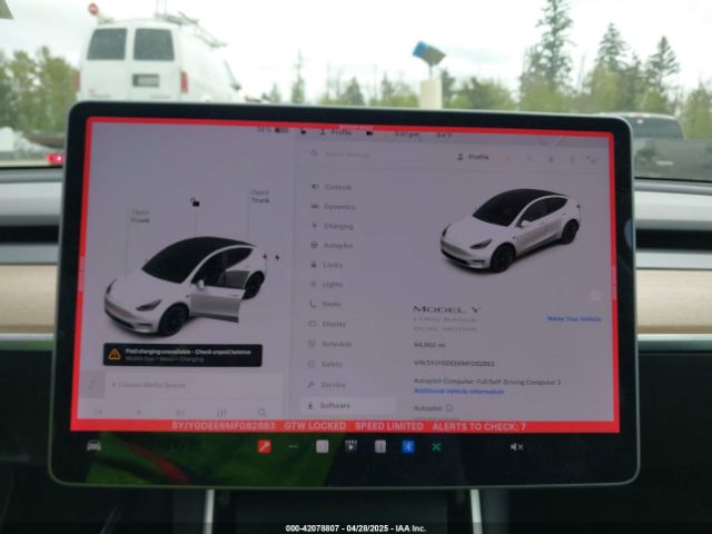 5YJYGDEE6MF082883 Tesla Model Y Long Range Dual Motor All-wheel Drive