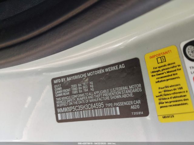 2017 MINI HARDTOP WMWXP5C35H3C64595 Photo 8