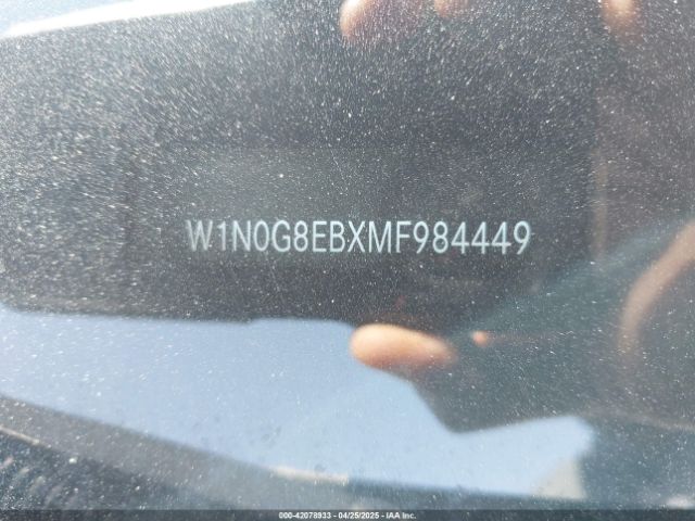 W1N0G8EBXMF984449 Mercedes-Benz m264