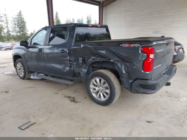 3GCPYBEK4MG162700 Chevrolet Silverado 1500 4wd  Short Bed Custom