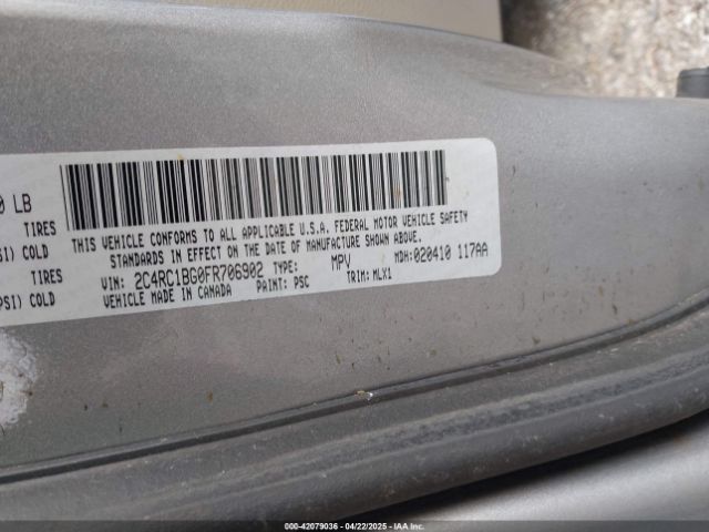 2015 CHRYSLER TOWN & COUNTRY 2C4RC1BG0FR706902 Photo 8