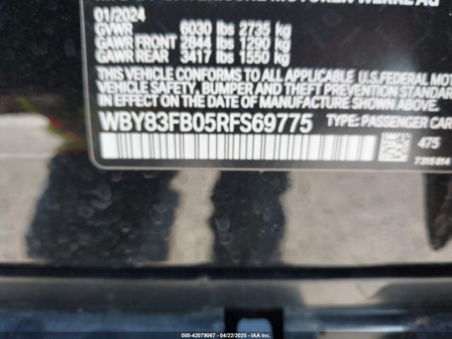 WBY83FB05RFS69775 BMW I4 Xdrive40