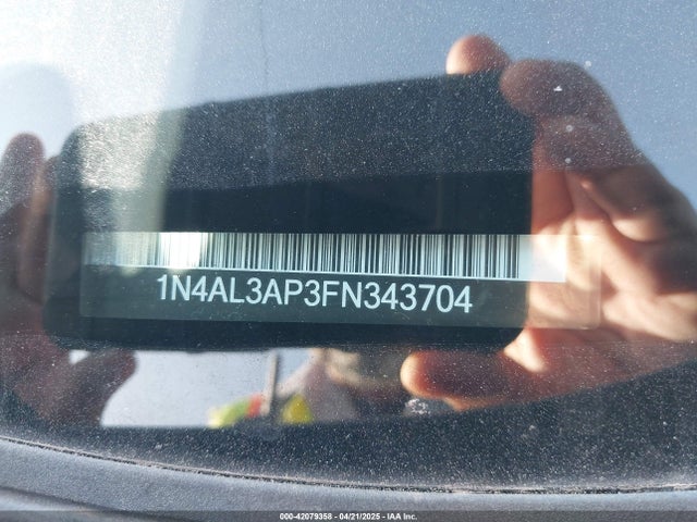 1N4AL3AP3FN343704 Nissan Altima 2.5 Sl