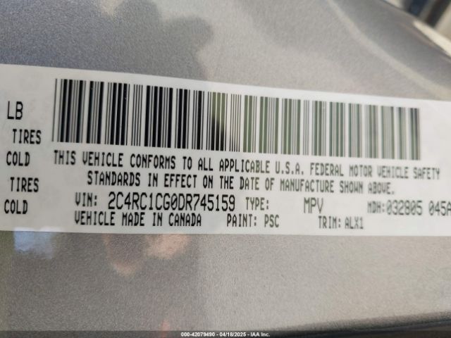 2013 CHRYSLER TOWN & COUNTRY 2C4RC1CG0DR745159 Photo 8