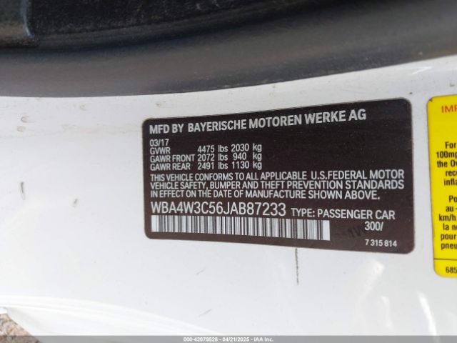 2018 BMW 430I WBA4W3C56JAB87233 Photo 8