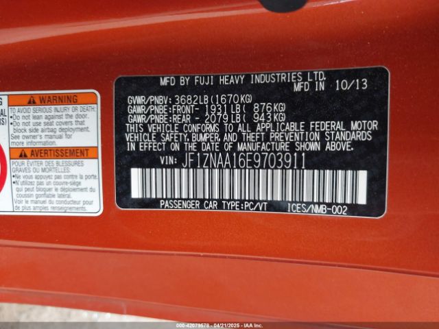 JF1ZNAA16E9703911 Scion FR-S