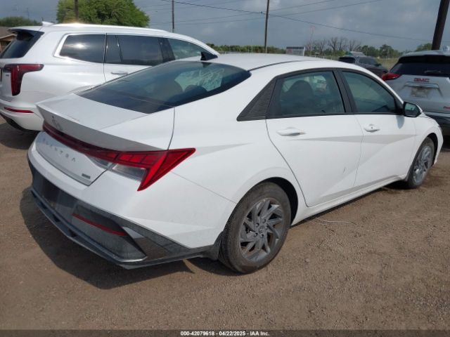 KMHLM4DJ0SU124482 Hyundai Elantra Hybrid Blue