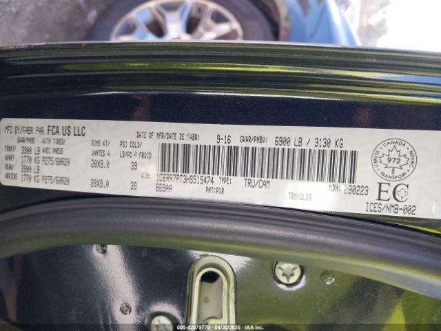 2017 RAM 1500 1C6RR7PT3HS515474 Photo 8