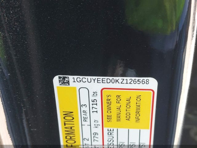 1GCUYEED0KZ126568 Chevrolet Silverado 1500 Rst