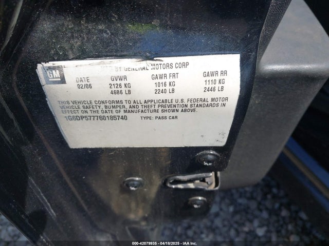 2006 CADILLAC CTS 1G6DP577760185740 Photo 8