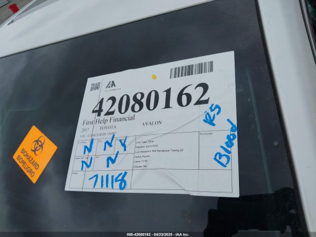 4T1BK1EB2HU250987 Toyota Avalon Touring